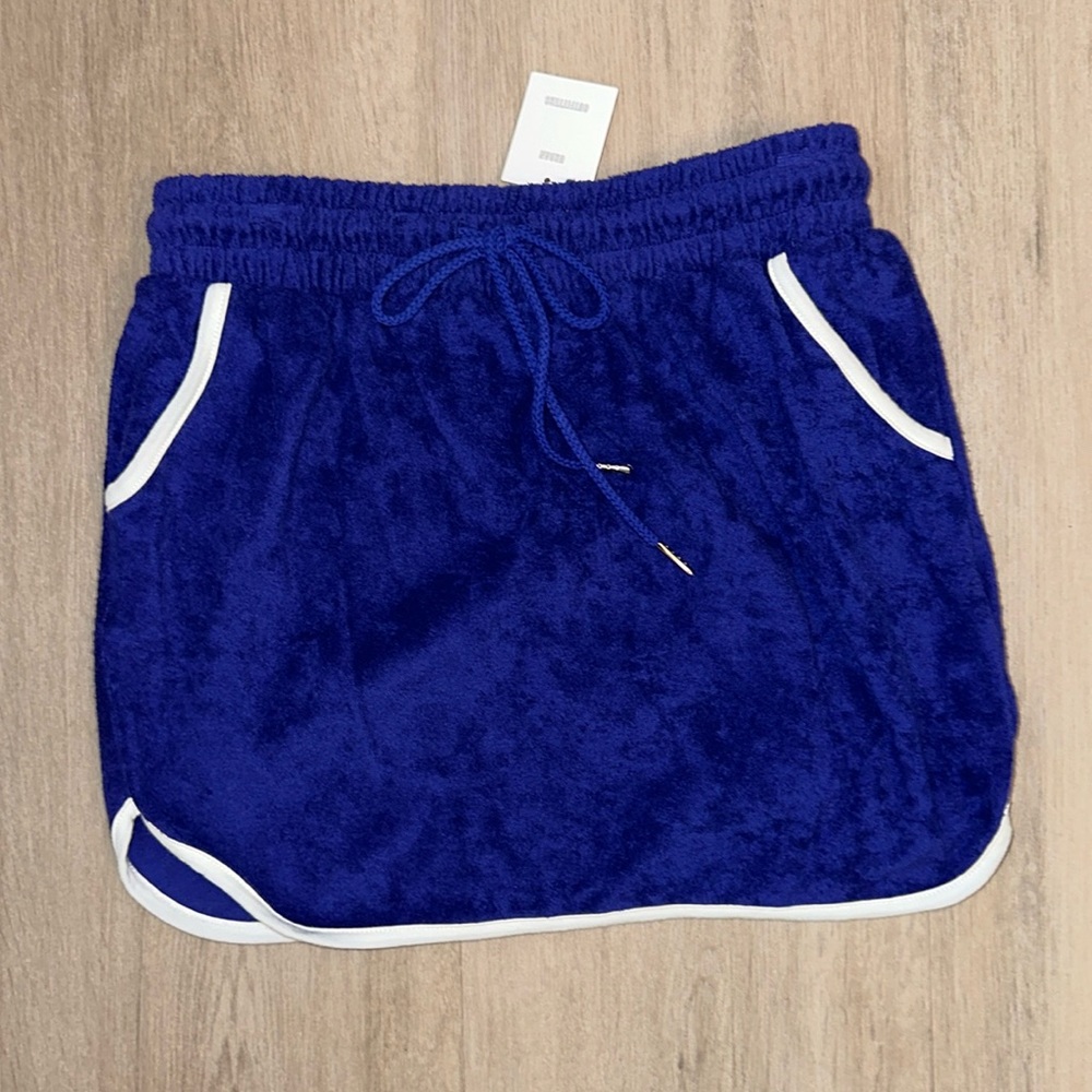 BDG  Urban Outfitters blue terry cloth skirt. BDG swim. Women’s size XS